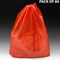 Poly Bag with Single Drawstring + 3" Bottom Gusset - Clear (Size 16" x 18" )